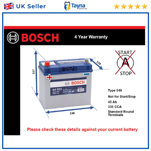 Battery fits toyota yaris - battery,