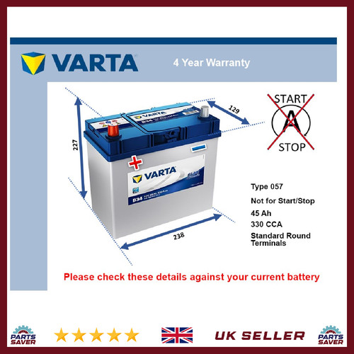 Battery fits toyota yaris - battery,