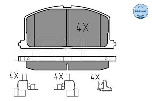 Brake pad set - brake, disc