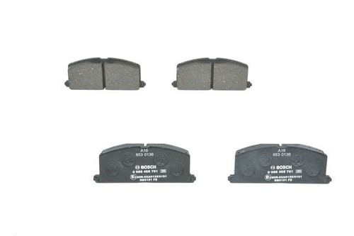 New brake pad set - pad, disc