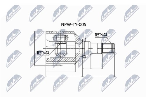 Front drive shaft - shaft, kit