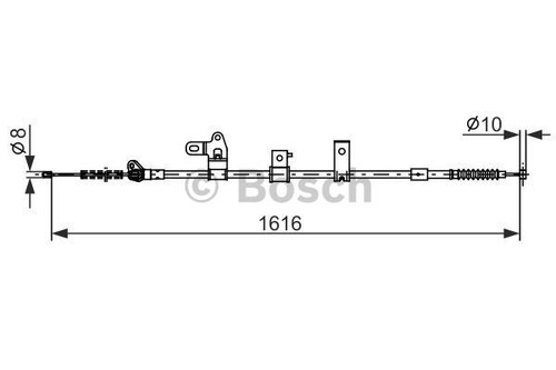 Cable parking brake - cable,,