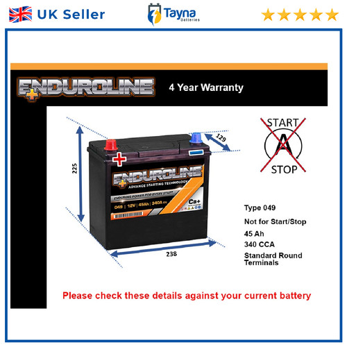 Battery fits toyota - fits, yaris